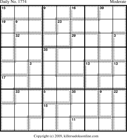 Killer Sudoku for 10/27/2010
