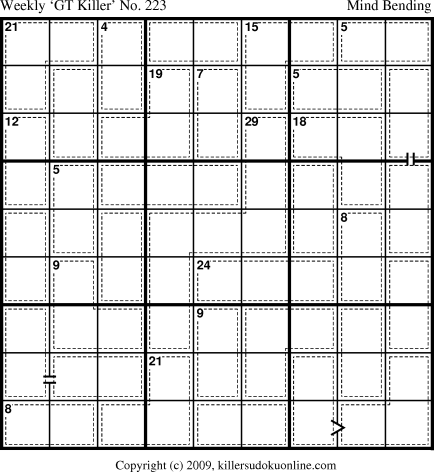 Killer Sudoku for 7/19/2010