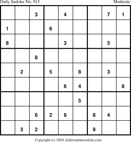 Killer Sudoku for 9/4/2010