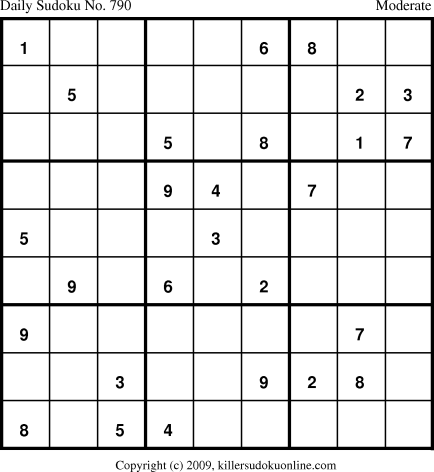 Killer Sudoku for 5/2/2010