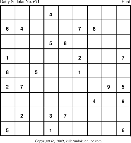 Killer Sudoku for 1/3/2010