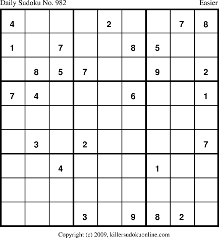 Killer Sudoku for 11/10/2010