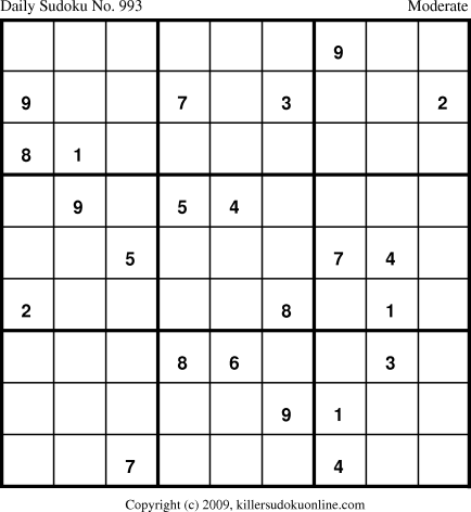 Killer Sudoku for 11/21/2010