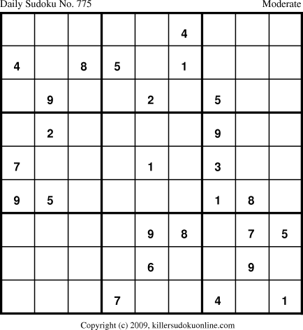 Killer Sudoku for 4/17/2010