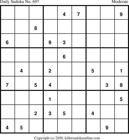 Killer Sudoku for 1/29/2010