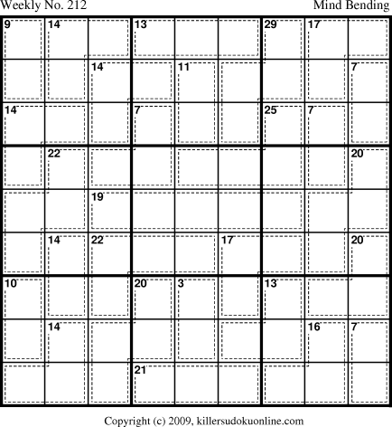Killer Sudoku for 1/25/2010