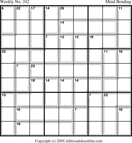 Killer Sudoku for 8/23/2010