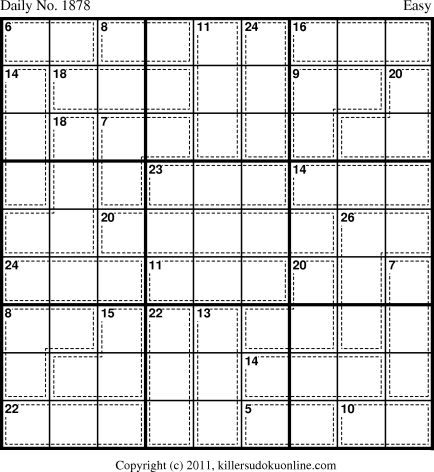 Killer Sudoku for 2/8/2011