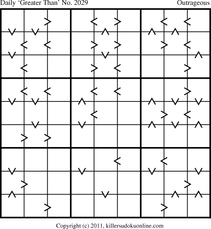Killer Sudoku for 11/3/2011