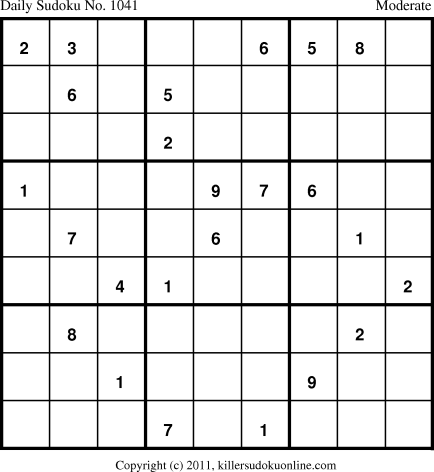 Killer Sudoku for 1/8/2011