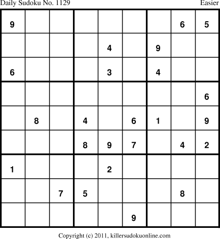 Killer Sudoku for 4/6/2011