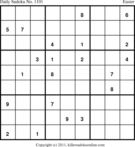 Killer Sudoku for 3/9/2011
