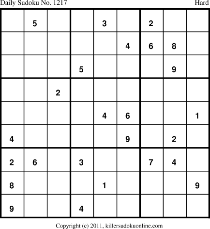 Killer Sudoku for 7/3/2011
