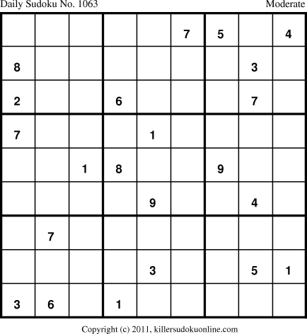 Killer Sudoku for 1/30/2011