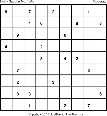 Killer Sudoku for 1/13/2011