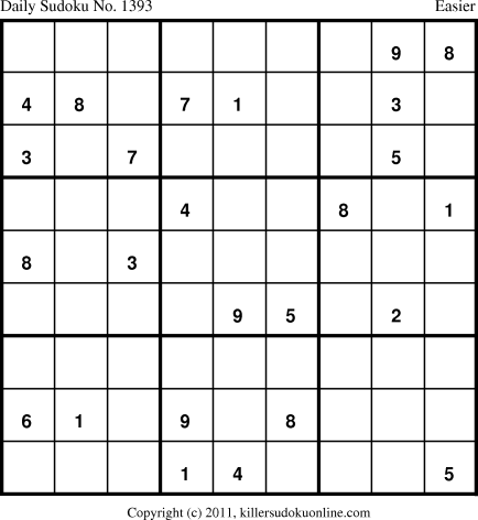Killer Sudoku for 12/26/2011