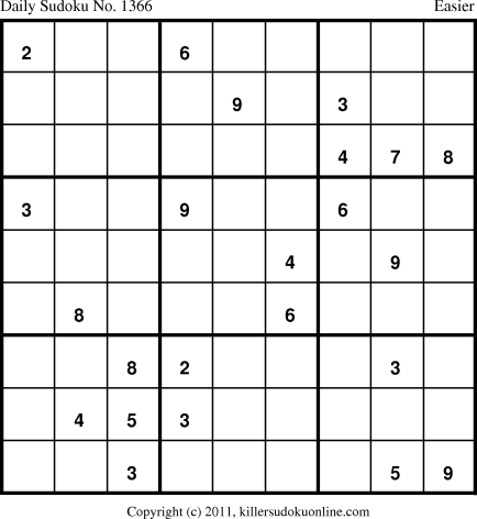 Killer Sudoku for 11/29/2011