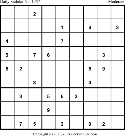 Killer Sudoku for 11/20/2011