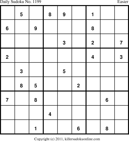 Killer Sudoku for 6/15/2011