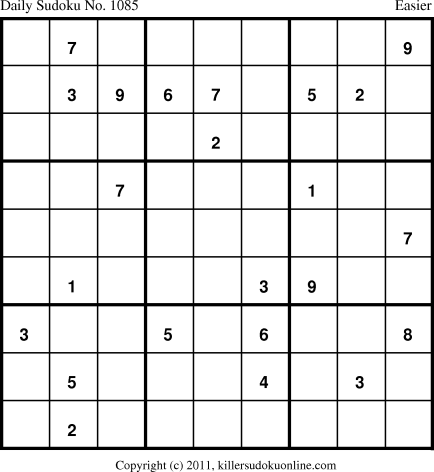 Killer Sudoku for 2/21/2011
