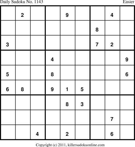 Killer Sudoku for 4/20/2011