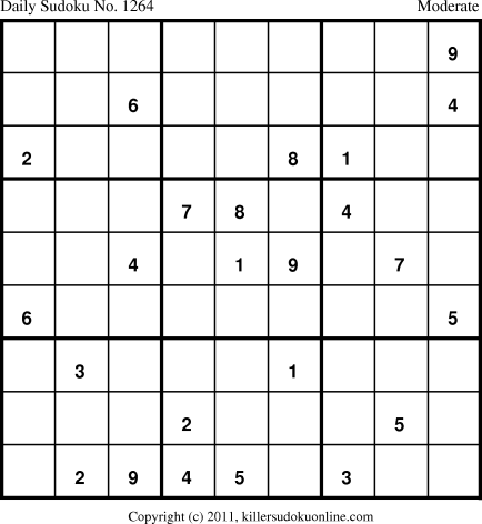 Killer Sudoku for 8/19/2011