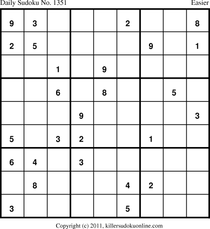 Killer Sudoku for 11/14/2011