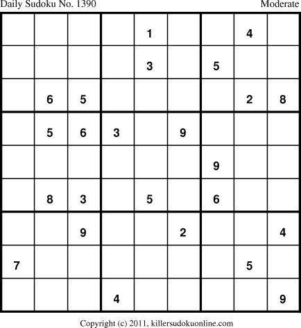 Killer Sudoku for 12/23/2011