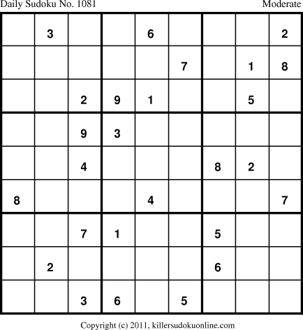 Killer Sudoku for 2/17/2011