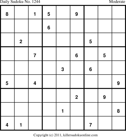 Killer Sudoku for 7/30/2011