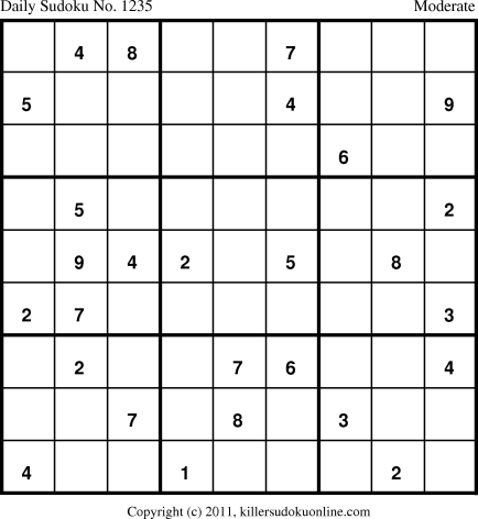 Killer Sudoku for 7/21/2011