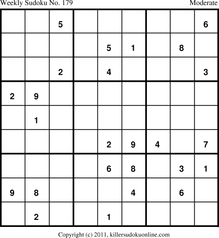 Killer Sudoku for 8/8/2011