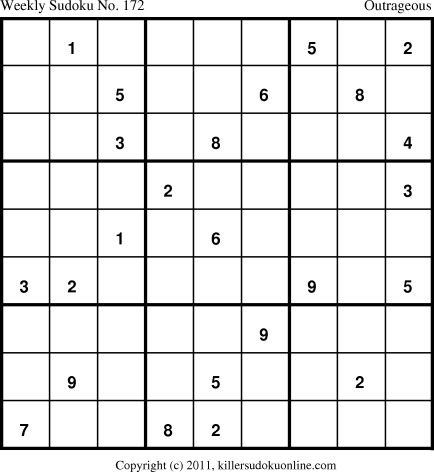 Killer Sudoku for 6/20/2011