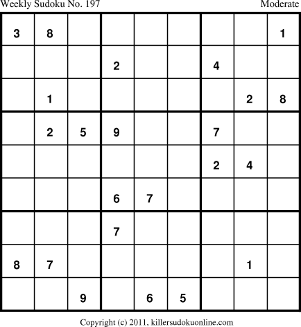Killer Sudoku for 12/12/2011