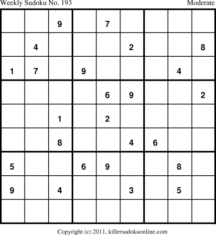 Killer Sudoku for 11/14/2011