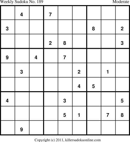 Killer Sudoku for 10/17/2011
