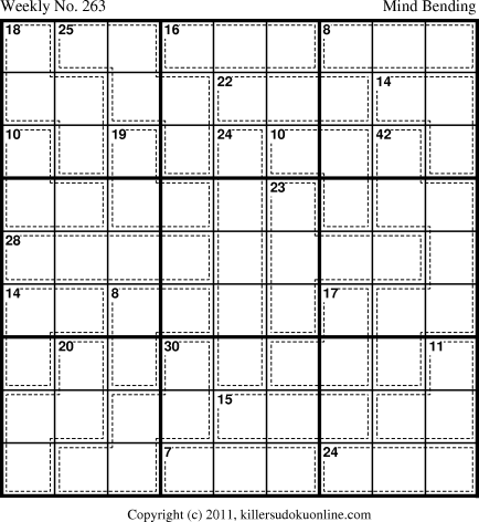 Killer Sudoku for 1/17/2011