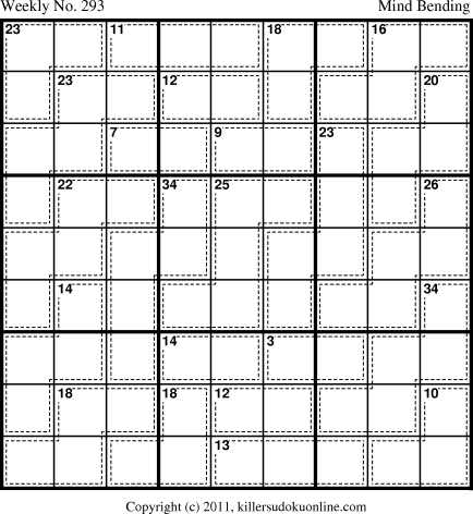Killer Sudoku for 8/15/2011