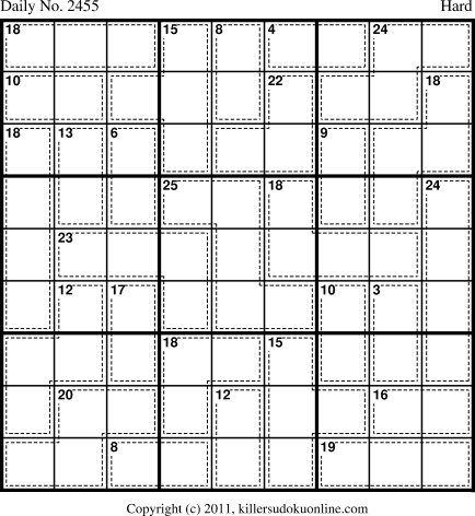 Killer Sudoku for 9/7/2012