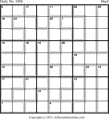 Killer Sudoku for 9/8/2012