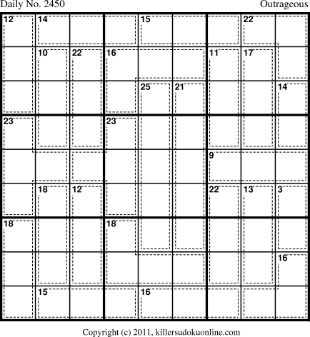 Killer Sudoku for 9/2/2012
