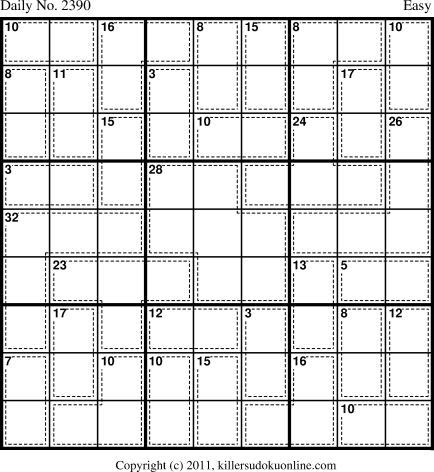 Killer Sudoku for 7/4/2012