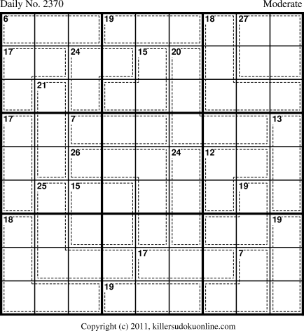 Killer Sudoku for 6/14/2012