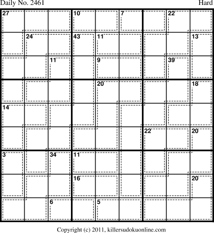 Killer Sudoku for 9/13/2012