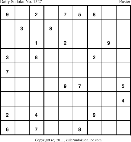 Killer Sudoku for 5/8/2012