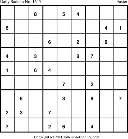 Killer Sudoku for 9/3/2012