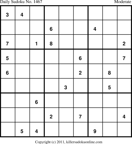 Killer Sudoku for 3/9/2012