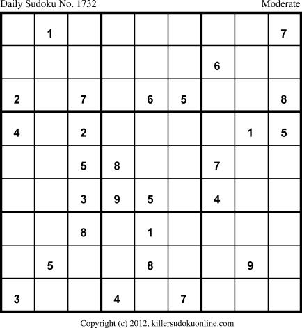 Killer Sudoku for 11/29/2012