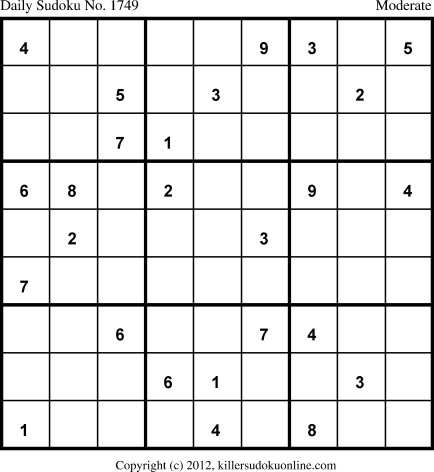 Killer Sudoku for 12/16/2012