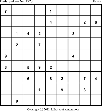 Killer Sudoku for 11/20/2012